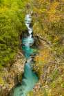 Slovenia, Triglav National Park, Soca River. Scenic with river in rocky gorge. Art Print